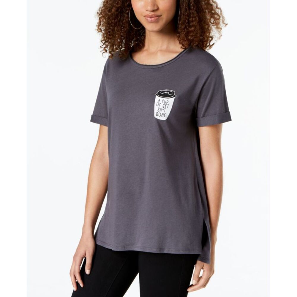 Carbon Copy Get It Done Coffee Graphic T-Shirt